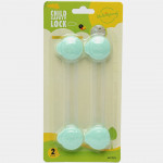 Bolalardan himoya qilish qulfi shkaf, eshik va tortmalarni xavfsizligi uchun