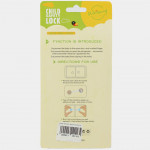 Bolalardan himoya qilish qulfi shkaf, eshik va tortmalarni xavfsizligi uchun