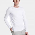 Erkaklar uchun birtonli longsliv