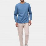 Erkaklar uchun birtonli longsliv