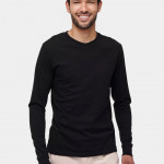 Erkaklar uchun birtonli longsliv