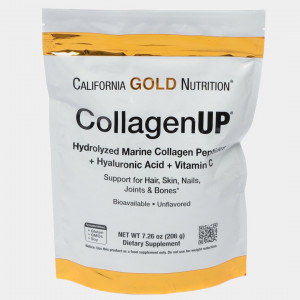 Gidrolizlangan kollagen peptidlari vitaminlari, California Gold Nutrition Collagen UP, 206 g