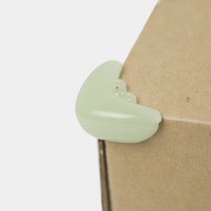 Himoya qoplamasi, yurak shaklidagi bolalar xavfsizligi uchun stol ustidagi silikon burchaklar, 4 dona