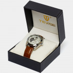 Men's mechanical waterproof classic style wristwatch TEVISE 795A
