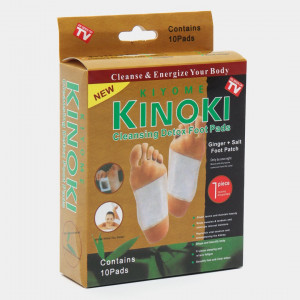 Og'riq qoldiruvchi oyoq yamoqlari Kinoki toksinlarni olib tashlash uchun