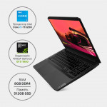 Oyin noutbuki Lenovo IdeaPad Gaming 3 i5-11320H DDR4 8GB, SSD 512 GB GeForce GTX 1650