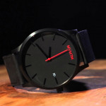 Классические кожаные часы MVMT черного цвета (Digital)