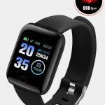 Smart Fitness Watch 116 Plus Wristband D13 Heart Rate and Blood Pressure Monitor