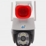 Tashqi suv o'tkazmaydigan xavfsizlik kamerasi 4G, 3MP SIM-karta bilan